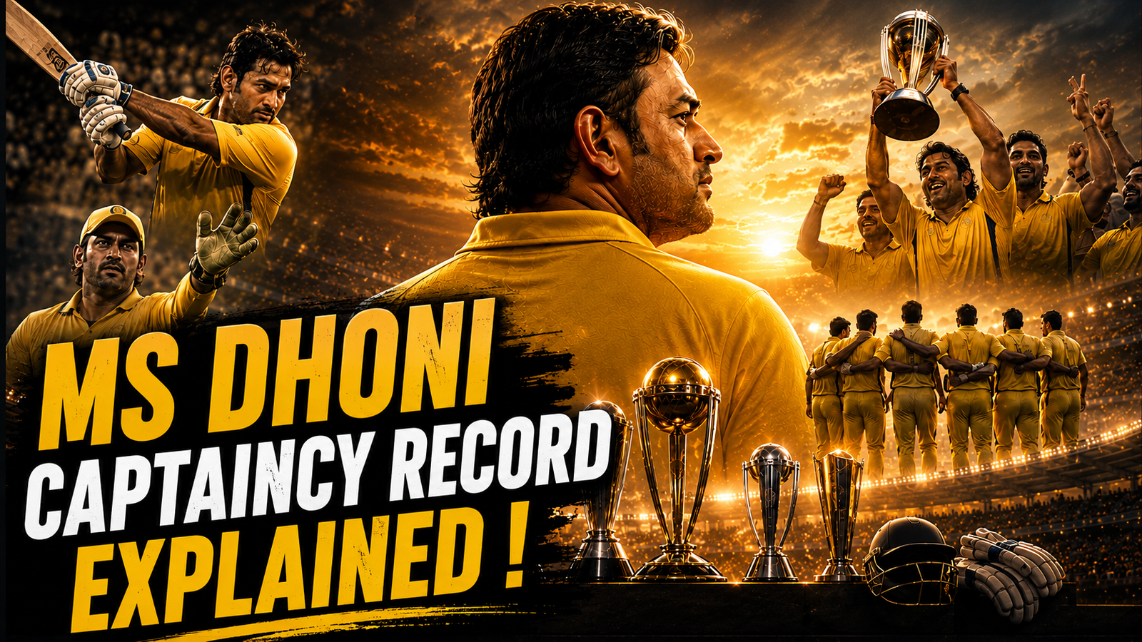 MS Dhoni's captaincy record explained