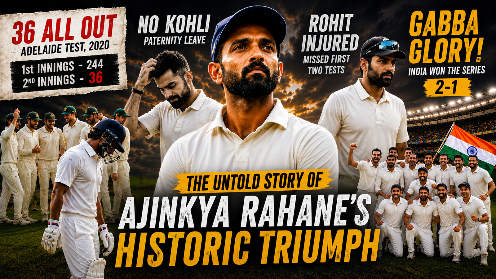 rahane in Border-Gavaskar Trophy