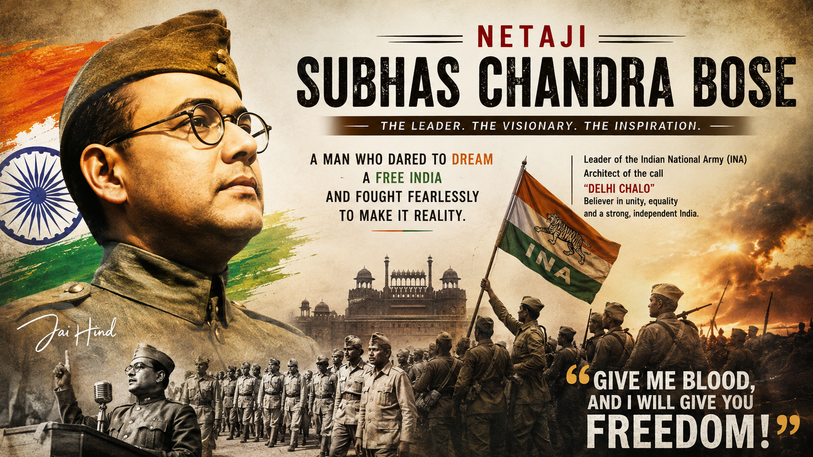 Netaji Subhas Chandra Bose: Contribution to India’s Independence